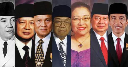 urutan nama presiden indonesia